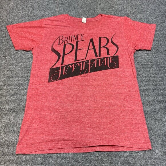 Britney Spears Femme Fatale 2011 Tour T Shirt Size S RARE - Picture 1 of 5